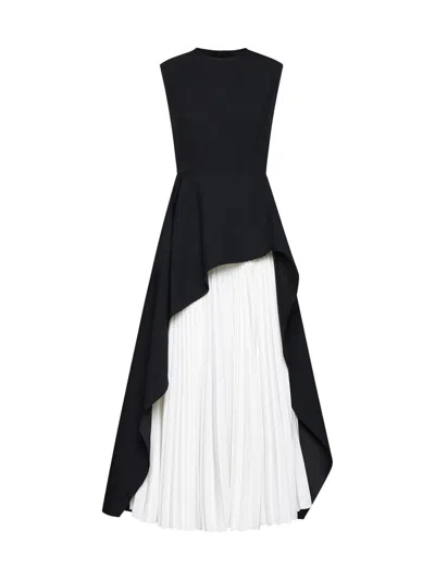 Shop Solace London Dresses In Black/cream
