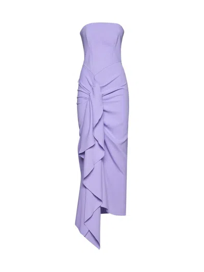 Shop Solace London Dresses In Purple