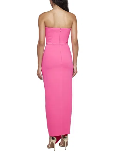 Shop Solace London Dresses In Ultra Pink