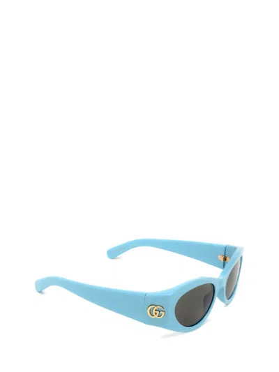 Shop Gucci Eyewear Sunglasses In Blue