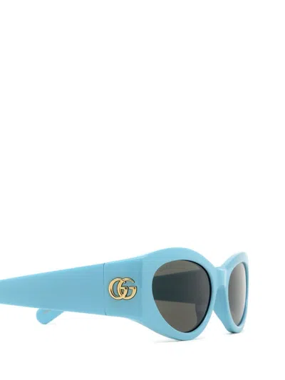 Shop Gucci Eyewear Sunglasses In Blue