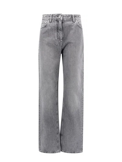 Shop Versace Trouser In Grey