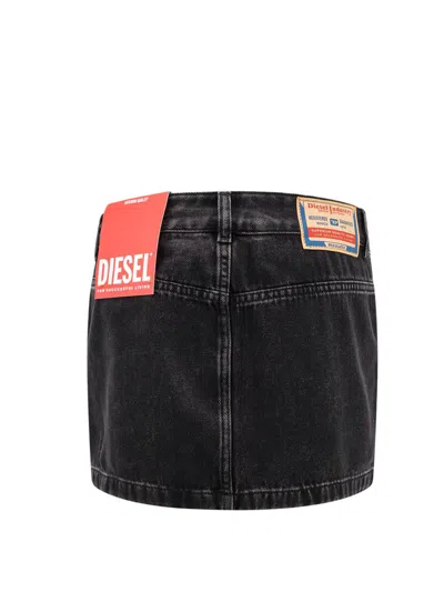 Shop Diesel Skirt In Black