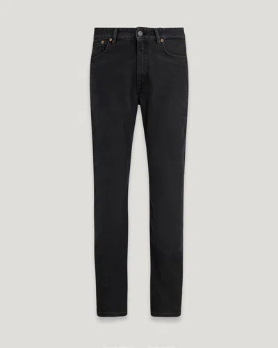Shop Belstaff Longton Slim Jeans In Washed Black