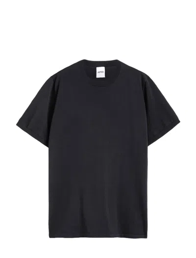 Shop Aspesi T-shirts And Polos Black