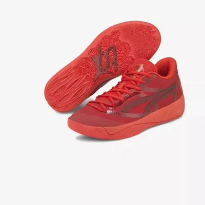 Shop Puma Stewie 2 Ruby 378317-01 Sneakers Womens Red Low Top Basketball Shoes Nr7355 In Pink