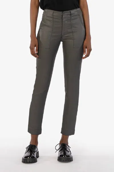 Kut From The Kloth Reese Straight Leg Jeans In Grey In Green