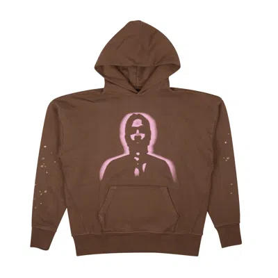 Shop Sp5der Sp5-ks-h01 Brown  Thug Hoodie In Multi