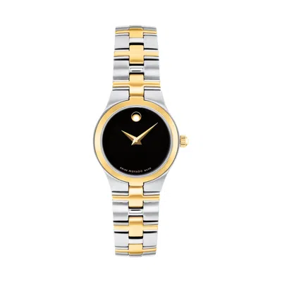 Shop Movado Women's Juro 26mm Quartz Watch In Black