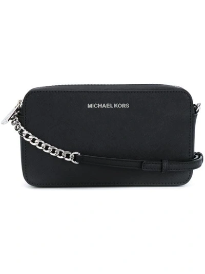 Michael Michael Kors 'jet Set Travel' Crossbody Bag - Black