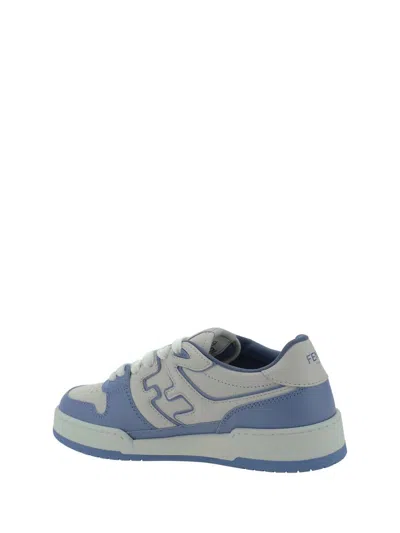 Shop Fendi Sneakers In Sky+bianco+sky+sky