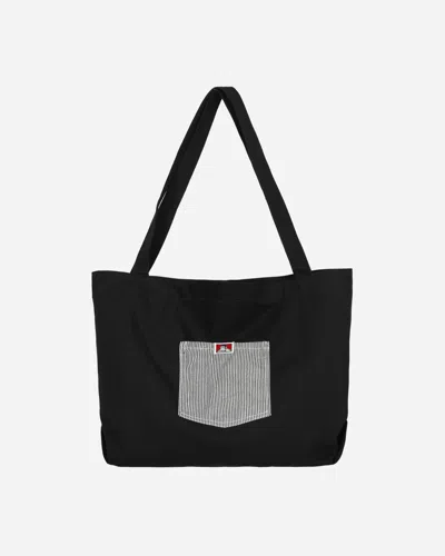 Ben Davis Canvas Tote Bag In Black