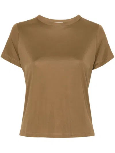 Shop Khaite T-shirts And Polos In Toffee