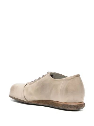 Shop Cherevichkiotvichki Women Soft Cowhide Round  Shape / No Tongue Shoes In Sand With Putty Stain