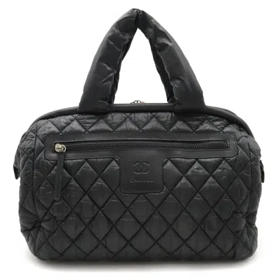 Pre-owned Chanel Coco Cocoon Black Synthetic Tote Bag ()