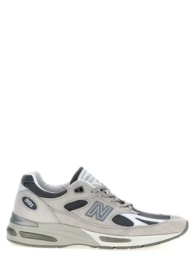 Shop New Balance Made In Uk 991v2 Sneakers In Gray