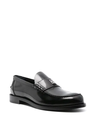 Givenchy Classic Leather Mr. G Loafers In Black