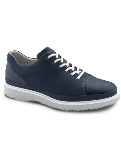Shop Samuel Hubbard Hubbard Fast Mens Padded Insole Leather Casual And Fashion Sneakers In Multi