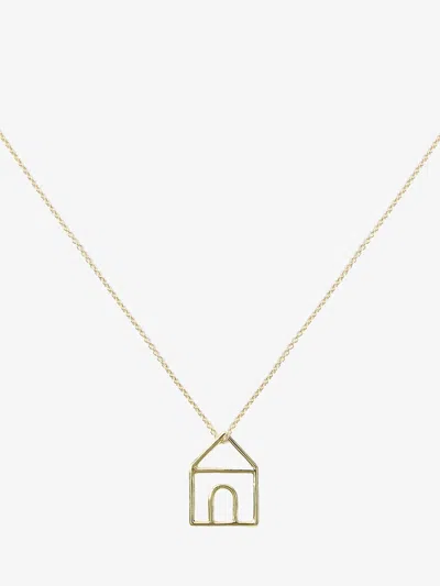 Shop Aliita Casita Pura Necklace In Gold