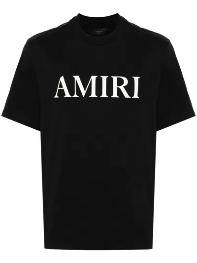 Shop Amiri Black Core Logo T-shirt For Men