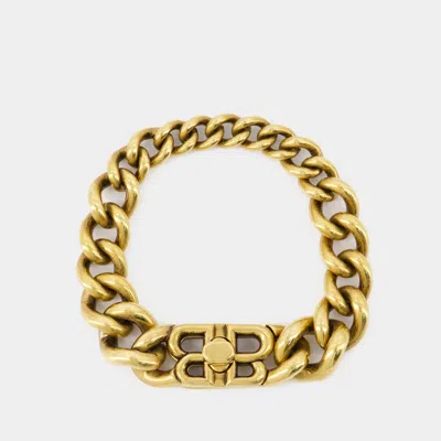 Shop Balenciaga Antique Gold Bracelet For Men And Women