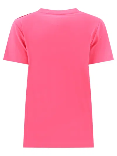 Shop Balmain "3 Buttons" T-shirt In Pink