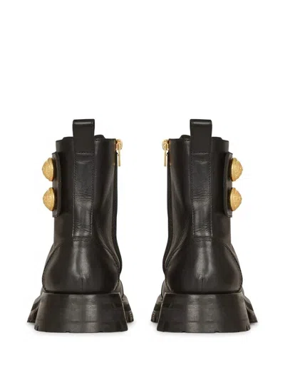 Shop Balmain Stylish Ranger Boots For Women | Fw22 Collection In Cyan