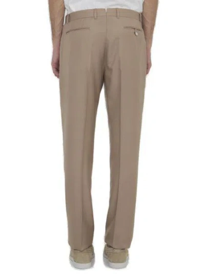 Shop Dior Icons Trousers In Tan