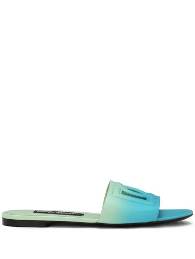 Shop Dolce & Gabbana Hc5ac Sandals For Women From Ss24 Collection In Cyan