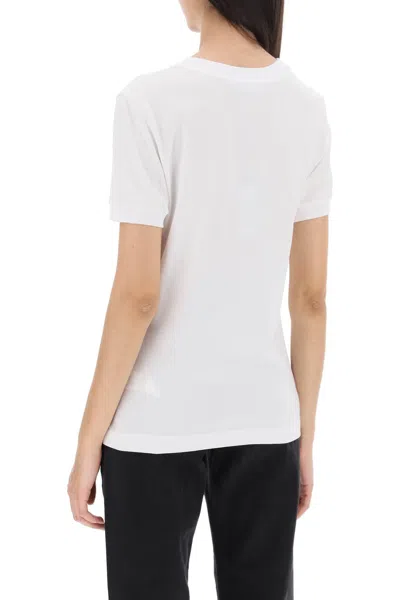 Shop Dolce & Gabbana White Cotton T-shirt For Women
