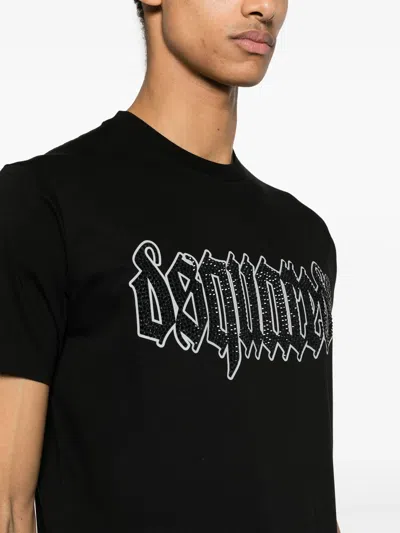 Shop Dsquared2 Dsquared Camiseta Cool Fit In Black