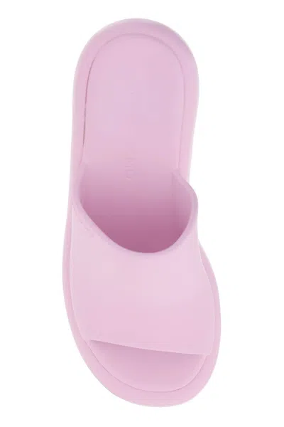 Shop Ferragamo Chunky Sole Flat Sandals For Women In Pink