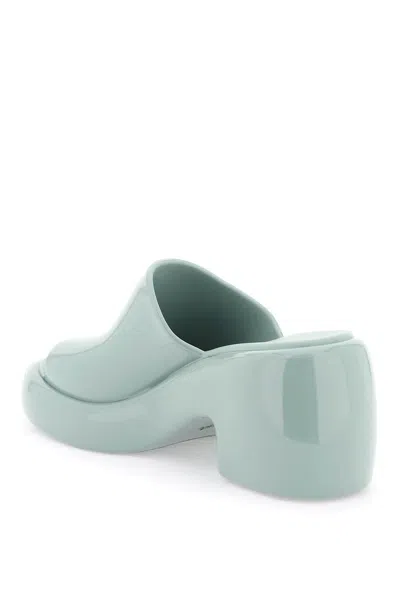 Shop Ferragamo Chunky Sole Flat Sandals For Women In Green