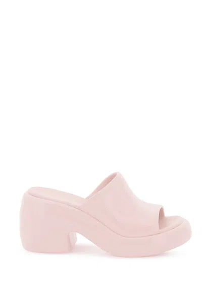 Shop Ferragamo Pink Chunky Sole Flat Sandals For Women For Ss24