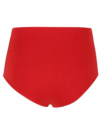 Shop Ferragamo Red Cashmere Knit Coulottes For Women In Fw23
