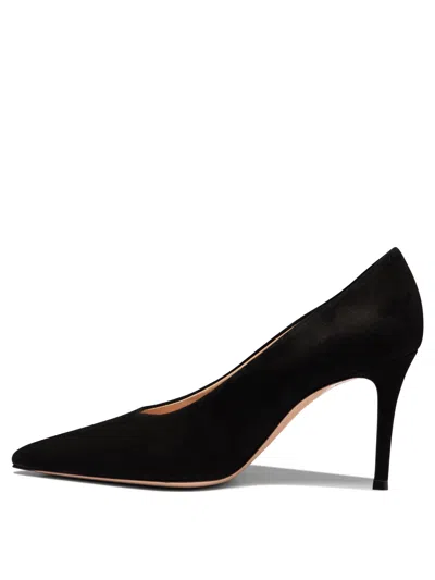 Shop Gianvito Rossi Sleek And Chic Black Suede Pumps For Women