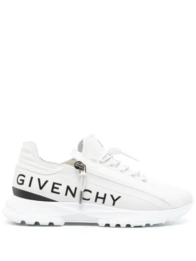 Shop Givenchy Spectre Zip Runners For Men In White