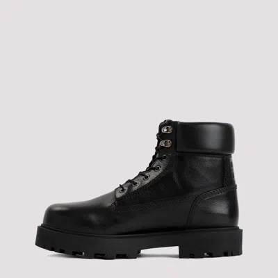 Shop Givenchy Fw23 Leather Lace-up Ankle Boots For Men In Black