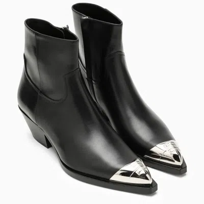 Shop Givenchy Stylish Black Leather Ankle Boot For Women