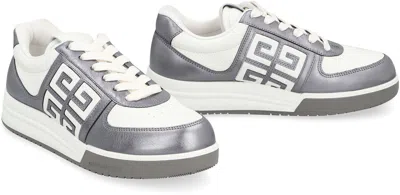 Shop Givenchy White Leather Low-top Sneakers For Women