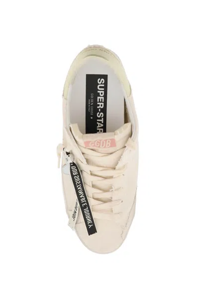 Shop Golden Goose Stylish Canvas And Leather Sneakers For Women In Multicolor
