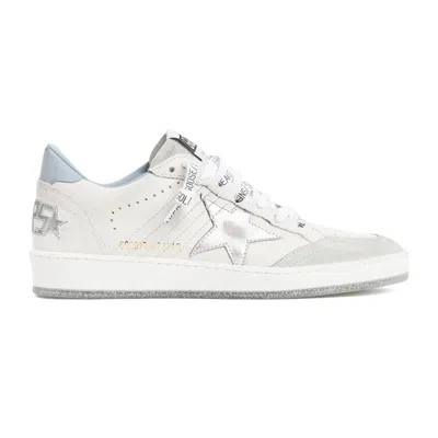 Shop Golden Goose White Leather Ball Star Sneakers For Women