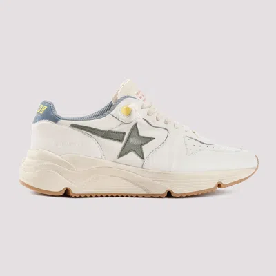 Shop Golden Goose White Leather Low Trainer For Men: Lace-up, Vintage-inspired, Rubber Sole