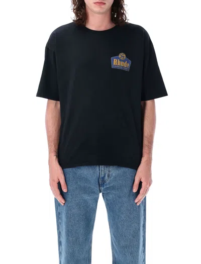 Shop Rhude Gran Cru T-shirt For Men In Vint_black