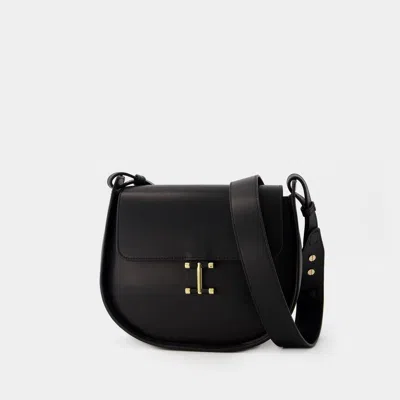 Shop Ines De La Fressange Senda Shoulder Handbag In Black