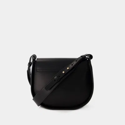 Shop Ines De La Fressange Senda Shoulder Handbag In Black