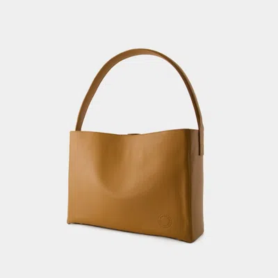 Shop Ines De La Fressange Leonore L Shoulder Handbag In Brown
