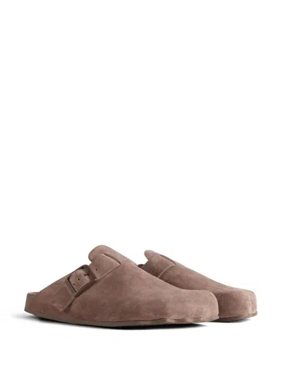 Shop Balenciaga Introducing The Expertly Crafted  Sunday Flat For Men In Cold Brown In Black