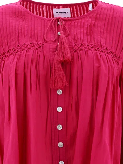 Shop Isabel Marant Étoile "abadi" Blouse In Pink