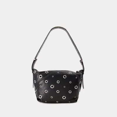 Shop Isabel Marant Leyden Gd Shoulder Handbag In Black
